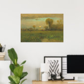 Harvest Moon - George Inness Fine Art Poster (Heimbüro)
