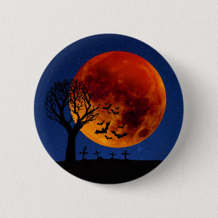 Harvest Moon Halloween Button