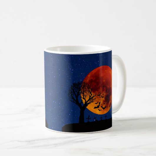 Harvest Moon Halloween Kaffeetasse (VorderseiteRechts)