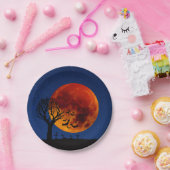 Harvest Moon Halloween Pappteller (Party)