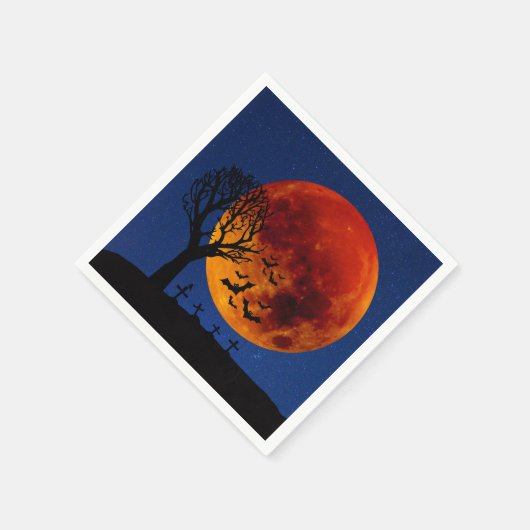 Harvest Moon Halloween Serviette (Ecke)