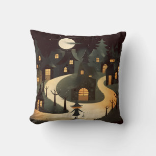 Harvest Moon Magie: Whimsical Hexenkissen Kissen