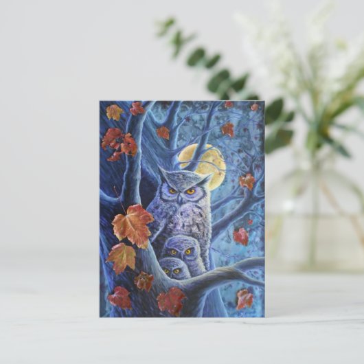 Harvest Moon Postkarte (Stehend Vorderseite)