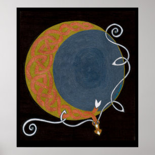 Harvest Moon Print Poster