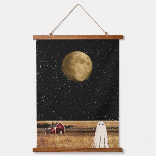 Harvest Moon Wandteppich Mit Holzrahmen (Vorderseite)