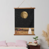 Harvest Moon Wandteppich Mit Holzrahmen (Schlafzimmer)