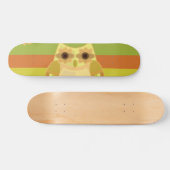 Harvest Owl - Gelb Skateboard (Horizontal)