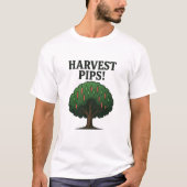 Harvest Pips Forex Trading Tree T - Shirt (Vorderseite)