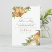 Harvest Pumpkin-Einladung Einladung (Stehend Vorderseite)