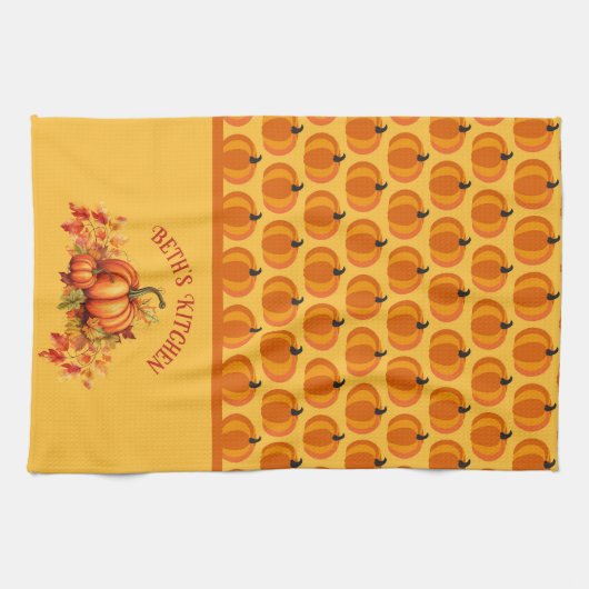 Harvest Pumpkin Patch Geschirrtuch (Horizontal)