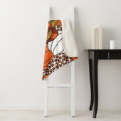 Harvest Pumpkin Patchwork Vintages Muster Sherpadecke (Beispiel)