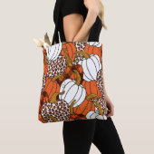 Harvest Pumpkin Patchwork Vintages Muster Tasche (Von Nahem)