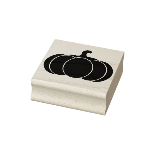 Harvest Pumpkin-Silhouette Gummistempel (Stempel)
