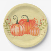 Harvest Pumpkin Trio Pappteller (Vorderseite)