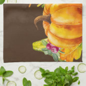 Harvest Pumpkins, Blätter und Folien Geschirrtuch (Gefaltet)