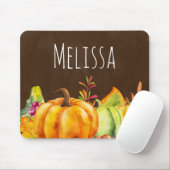 Harvest Pumpkins, Blätter und Folien Mousepad (Mit Mouse)