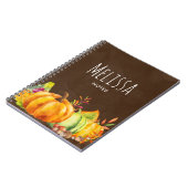 Harvest Pumpkins, Blätter und Folien Notizblock (Linke Seite)