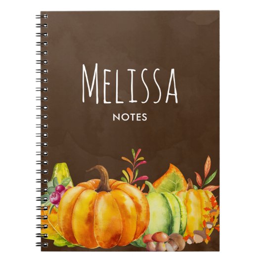 Harvest Pumpkins, Blätter und Folien Notizblock (Vorderseite)