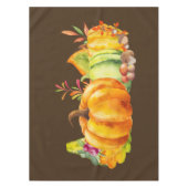 Harvest Pumpkins, Blätter und Folien Tischdecke (Vorderseite)