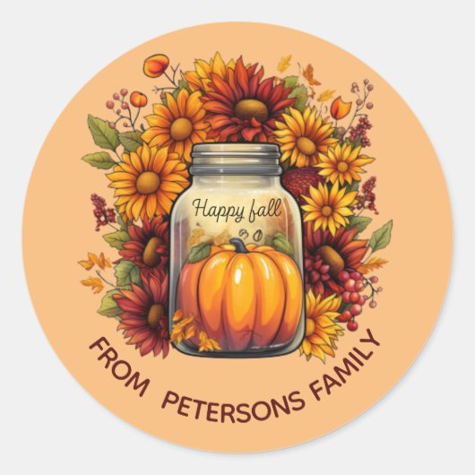 HARVEST SESSJAR AUTUMN STICKERS (Vorderseite)