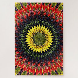 Harvest Sunflower Jigsaw Puzzle
