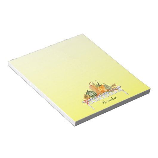 Harvest Table Blessings Notepad Notizblock (angewinkelt)