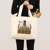 "Harvest Thyme" Herbsttasche Jumbo Stoffbeutel (Vorderseite (Produkt))