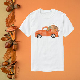 Harvest Truck Watercolor T-Shirt