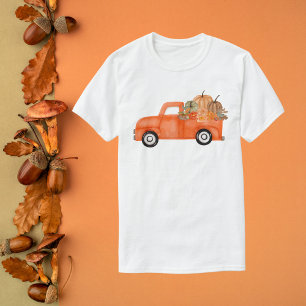 Harvest Truck Watercolor T-Shirt