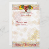 HARVEST VINE ~ Stationäre # 2 Briefpapier (Vorne/Hinten)