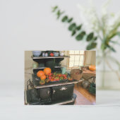 Harvest Wood Stove Postkarte (Stehend Vorderseite)