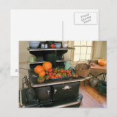 Harvest Wood Stove Postkarte (Vorne/Hinten)