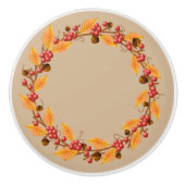Harvest Wreath Custom Keramik Knock Keramikknauf (Vorderseite)