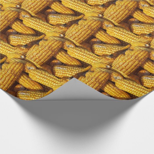 Harvested Field Corn on Cobs Geschenkpapier (Ecke)