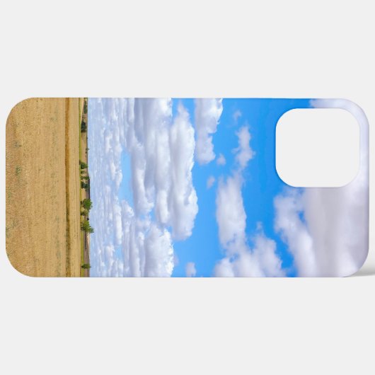 Harvested wheat fields Case-Mate iPhone hülle (Hinten (horizontal))