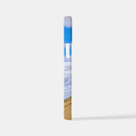 Harvested wheat fields iPhone hülle (Rechte Seite)