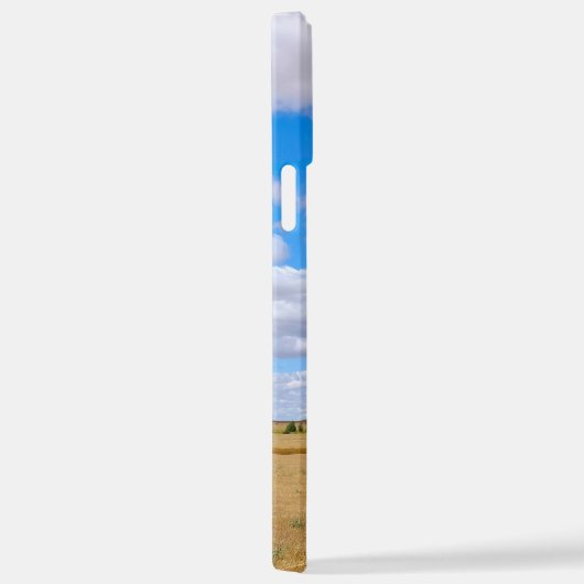 Harvested wheat fields iPhone hülle (Rechte Seite)