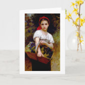 Harvester, Bouguereau Karte (Gelbe Blume)