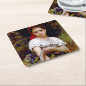 Harvester, Bouguereau Rechteckiger Pappuntersetzer (angewinkelt)