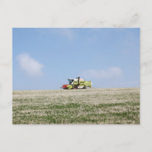 Harvester kombinieren postkarte
