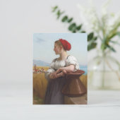 Harvester von Bouguereau Postkarte (Stehend Vorderseite)