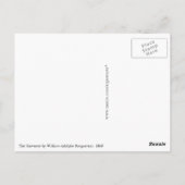 Harvester von Bouguereau Postkarte (Rückseite)