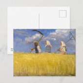 Harvesters | Anna Ancher | Postkarte (Vorne/Hinten)