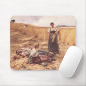 Harvesters in Mont-Saint-Pere Mousepad (Mit Mouse)