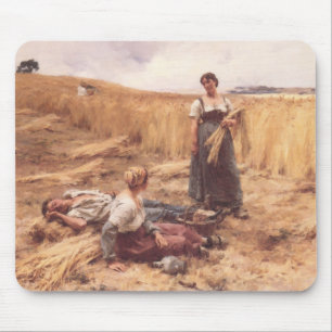 Harvesters in Mont-Saint-Pere Mousepad