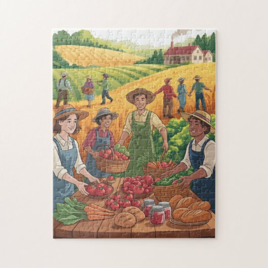Harvesting Time Puzzle (Vertikal)