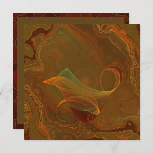 Harvestini Fee Martini Kunst Einladung (Vorne/Hinten)