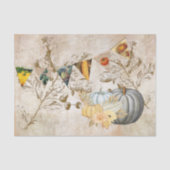 Harvet Erntedank Pumpkin Banner Tissue Paper Seidenpapier (Vorderseite)