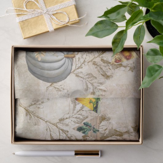 Harvet Erntedank Pumpkin Banner Tissue Paper Seidenpapier (Geschenk)