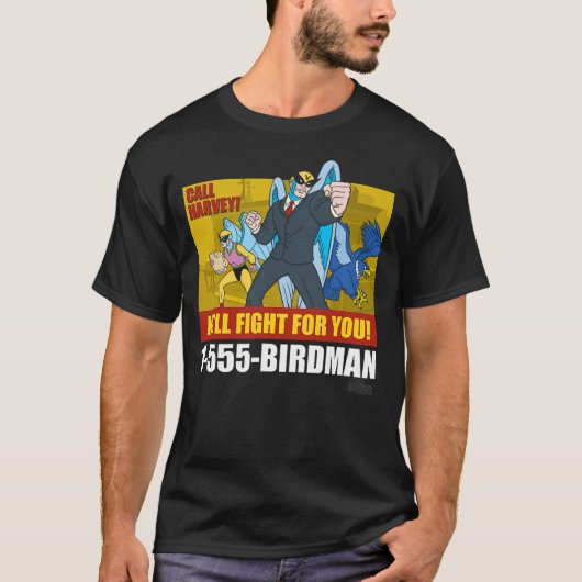 Harvey Birdman, Attorney at Law Birdman Ad T-Shirt (Vorderseite)
